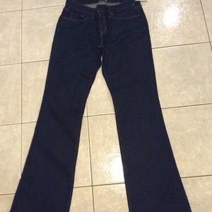 27 R Gap LONG & LEAN Jeans- dark rinse. Women